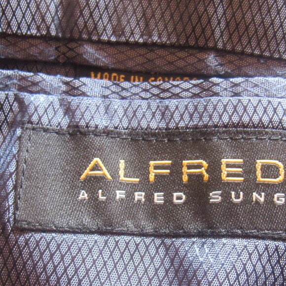 Alfred Sung Men's Suit Jacket Size 48 R, 100% Worsted Wool, Made in Canada C222 - Picture 11 of 11